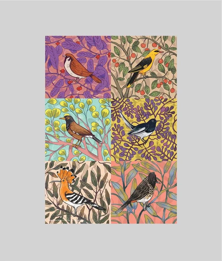 Chirps from India 500 Piece puzzle thumbnail 2