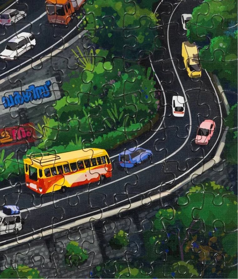 Wayanad Churam | 150 pc Jigsaw Puzzle thumbnail 5