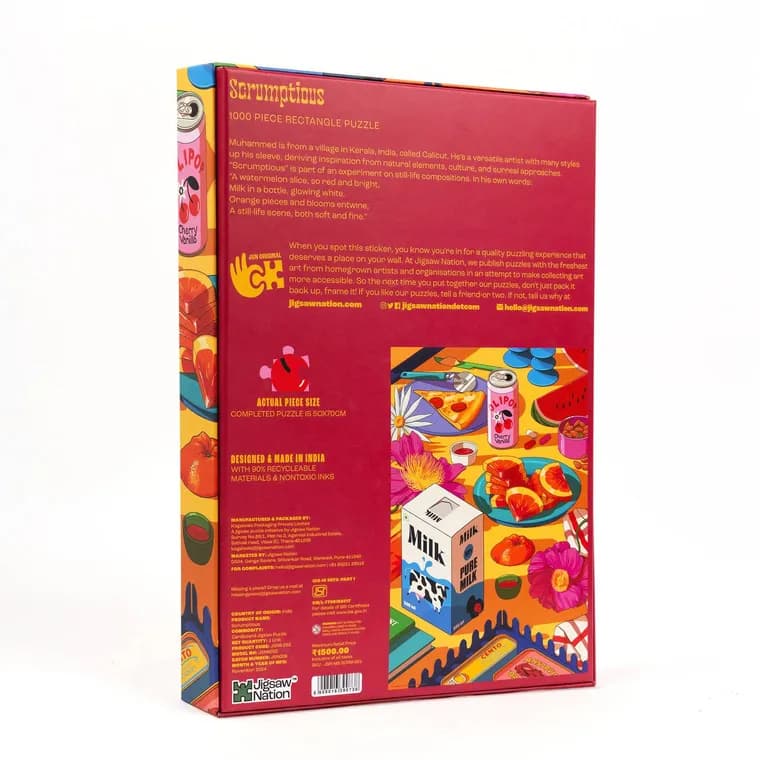 Scrumptious 1000 piece Puzzle thumbnail 4