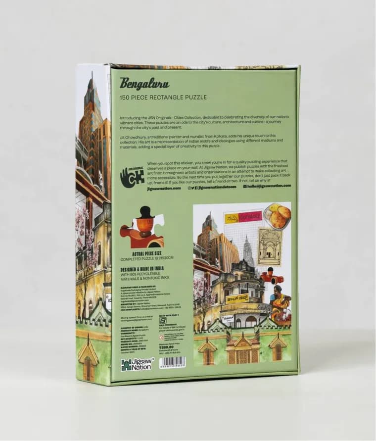 Bengaluru | 150 pc Jigsaw Puzzle thumbnail 4