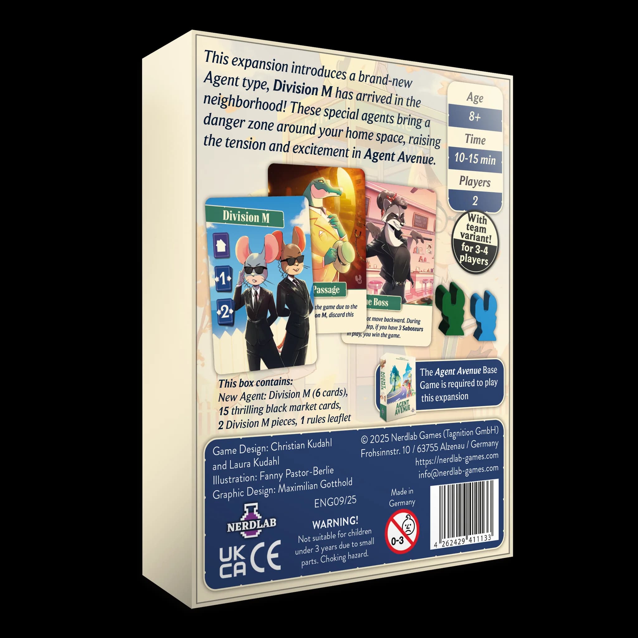 Agent Avenue Game + Insert view 1