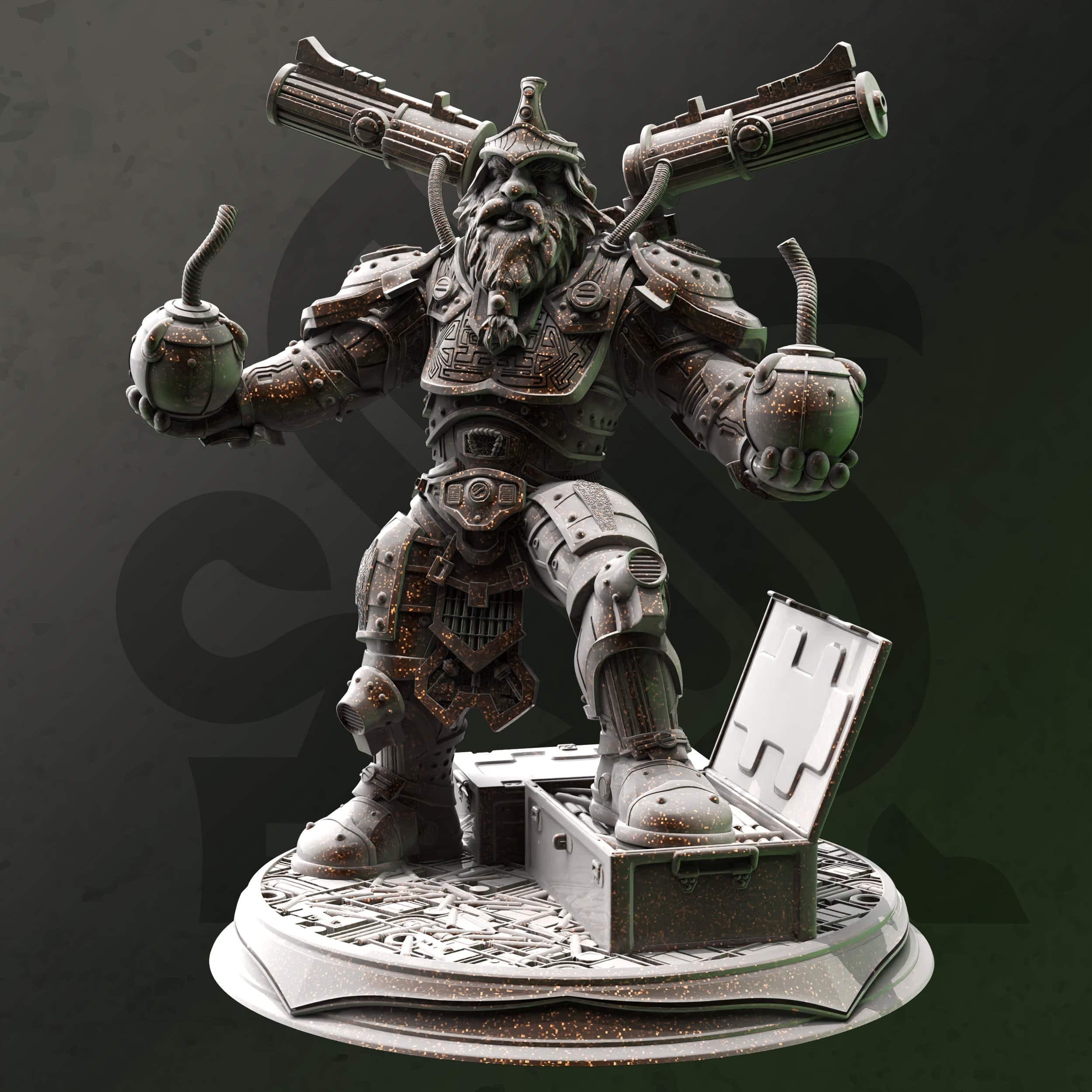 Duktuk – Dwarven Grenadier view 1