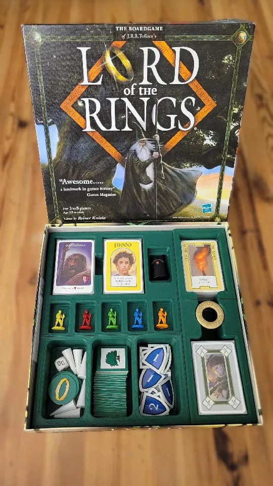 The Lord of The Rings - Board Game Insert view 1