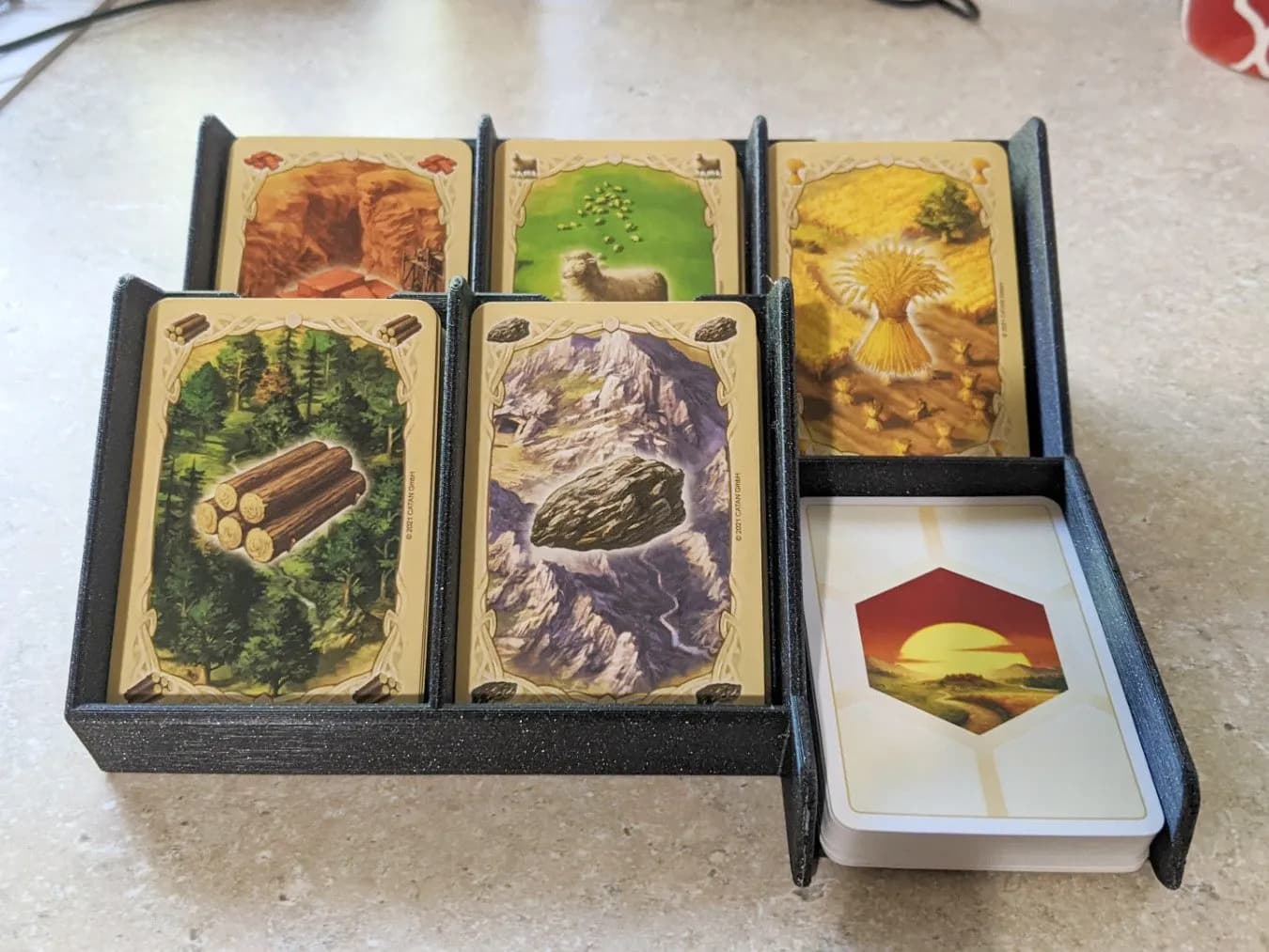 Card draw deck - Catan Edition view 1