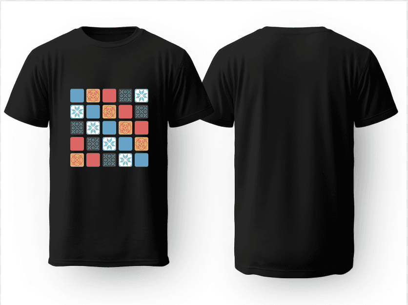 Azul - Tiles Tee view 1