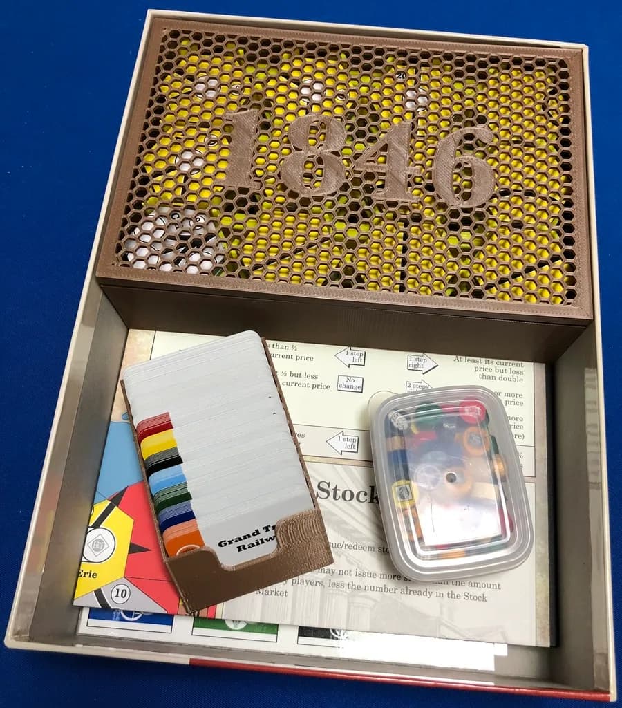 1846 18xx Game tile organizer view 1