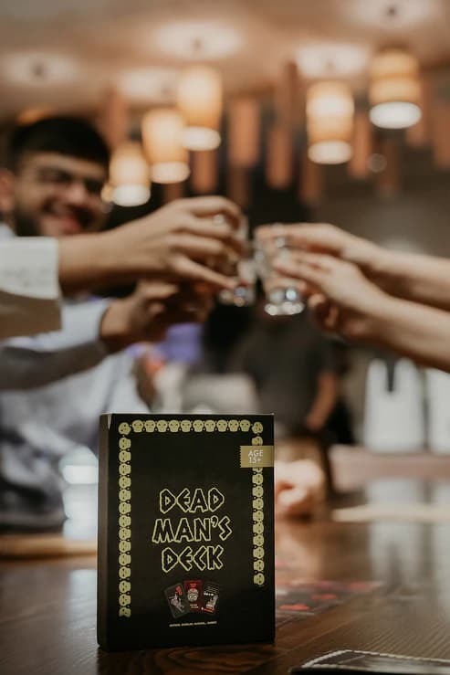 Dead man's Deck game with travel box view 1