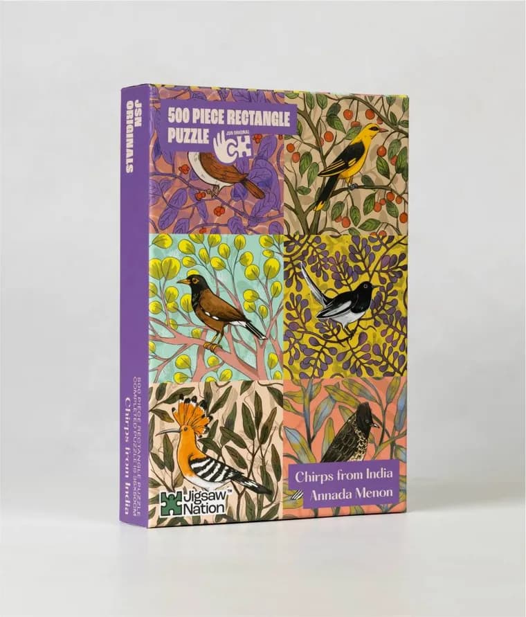 Chirps from India 500 Piece puzzle view 1