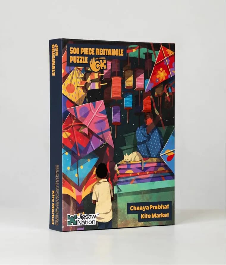 Kite Market 500 piece puzzle view 1