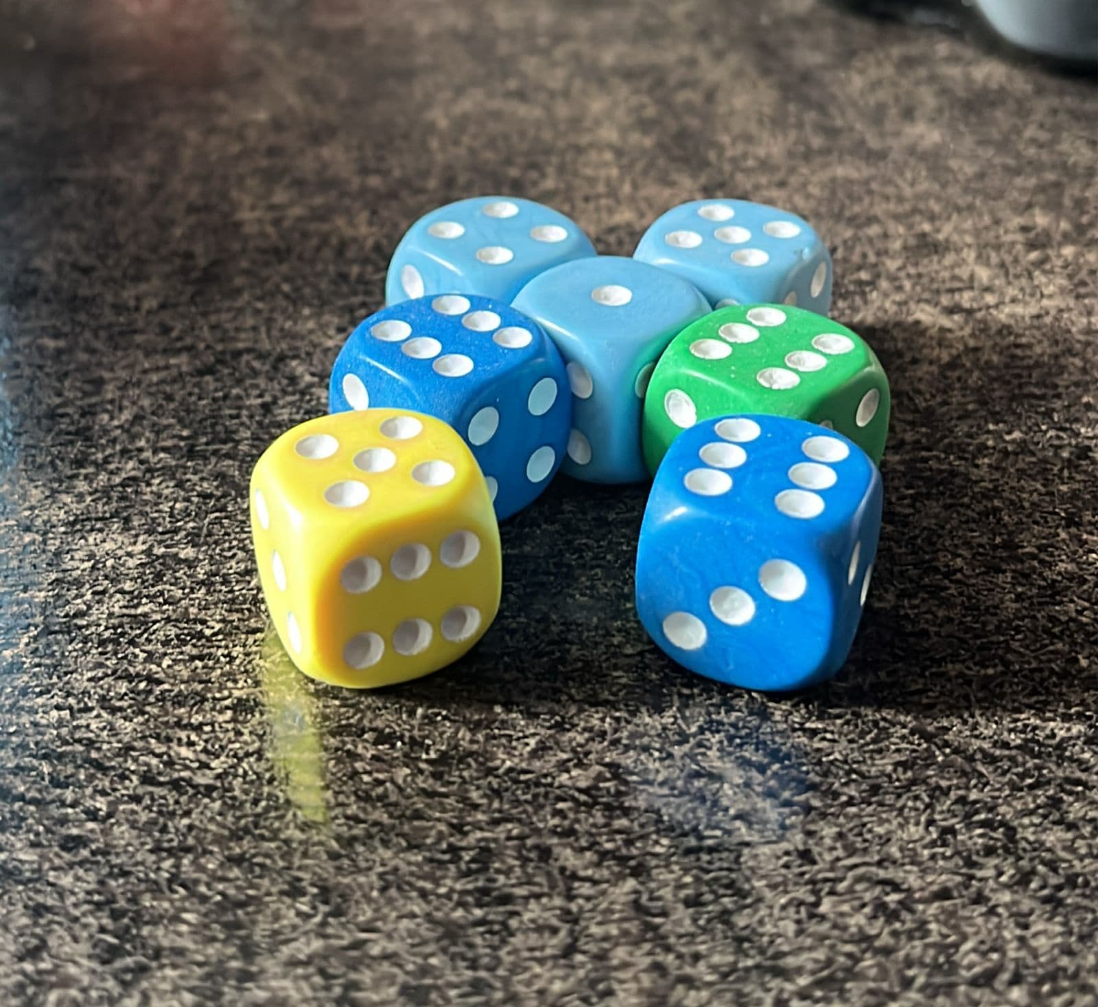 Dice D6 view 1